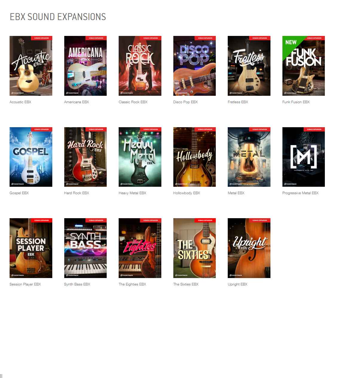 Toontrack EBX Custom  - Any EZbass Expansion Pack